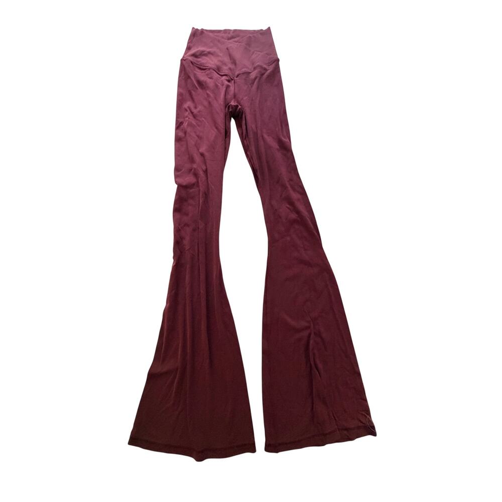 OFFLINE By Aerie Flare Leggings Womens XS Burgundy High Rise Yoga Pants Maroon